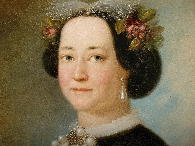 1797-Ehregott Grünler - La regina Amalia di Grecia, vedova